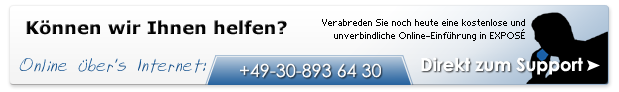 Online-Einweisungen in die Maklersoftware EXPOS&Eacute;