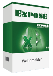 Produktkarton der Immobilien Maklersoftware EXPOSÉ X Preise