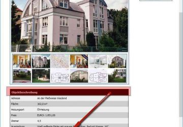 Die unter zweitens eingepflegten Daten stehen in der Objektbeschreibung.