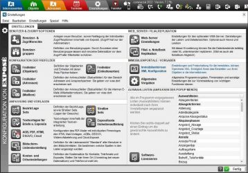Einstellungen der Maklersoftware