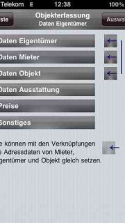 iOS Objekterfassung