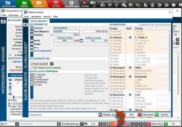 Selektionsmaske - globales Investment