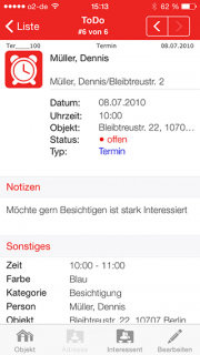 iOS ToDo Detail