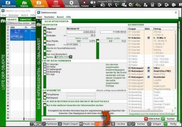 Selektionsmaske - globales Investment